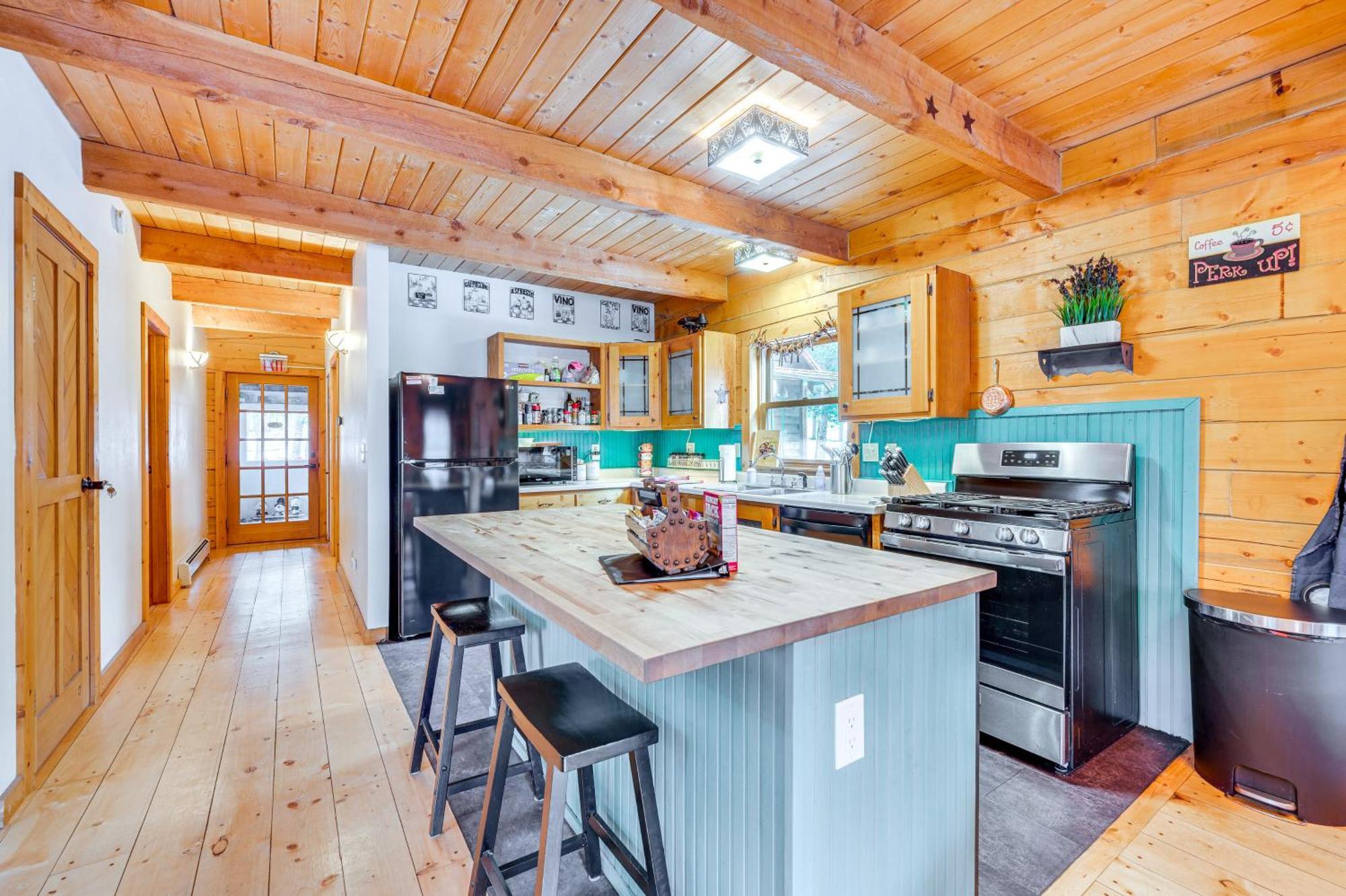 Secluded Black Hawk Log Cabin With Fire Pit! Bagian luar foto